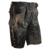 German Bavarian Lederhosen Suede Leather Cracker Shorts